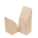 Wood Arc-shaped Necklace Pendant Holder Jewelry Display Rack Storage