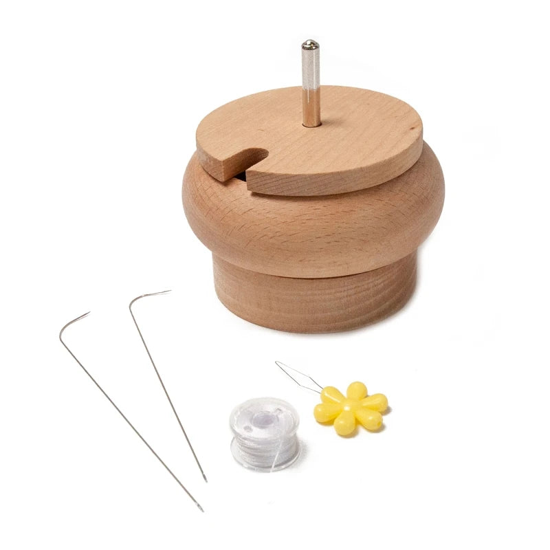 Wood Bead Spinner Bead Loader Jewelry Making Bead Holder