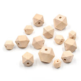 Wood Beads Natural Spacer 10~20MM Octagonal Loose Bead Jewelry DIY