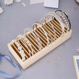 Wood Bracelets Storage Display Jewelry Case 20 Slots