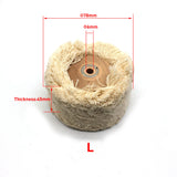 Wood Core Cotton Thread Jewelry Wheel Mirror Polishing Accessory