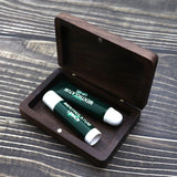 Wood Wedding Valentin Ring Box Gift Logo Personalized Jewelry