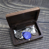 Wood Wedding Valentin Ring Box Gift Logo Personalized Jewelry