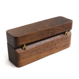 Wood Wedding Valentine Walnut Engagement Ring Holder Box