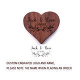 Wood Wedding Valentine Walnut Proposal Engagement Ring Holder Ring Box