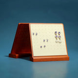 Wood Ear Stud Organizer Jewelry Shop Display Stand