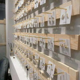 Wood Earring Necklace Wall Hanger Display Organizer Storage