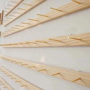 Wood Earring Necklace Wall Hanger Display Organizer Storage