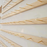 Wood Earring Necklace Wall Hanger Display Organizer Storage