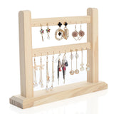 Wood Earring Stand Earring Holder Display Jewelry Display Rack
