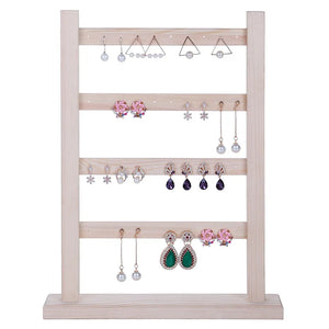 Wood Earring Stand Earring Holder Display Jewelry Display Rack