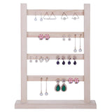 Wood Earring Stand Earring Holder Display Jewelry Display Rack