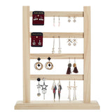 Wood Earring Stand Earring Holder Display Jewelry Display Rack