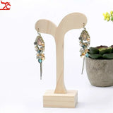 Wood Earrings Display Holder Earrings Display Stand Wood Jewelry Holder