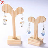 Wood Earrings Display Holder Earrings Display Stand Wood Jewelry Holder