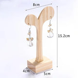 Wood Earrings Display Holder Earrings Display Stand Wood Jewelry Holder