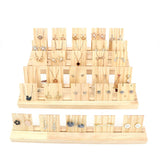 Wood Earrings Jewelry Hanger Organizer Holder