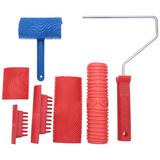 Wood Grain Tool Set, 6Pcs 7 inch Wood Texture Paint Roller Wood Pattern Tools