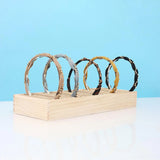 Wood Headband Holder & Bracelets Storage Box