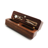 Wood Jewelry Box Engagement Wedding Ceremony Ring Storage Portable Ring Holder