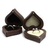 Wood Jewelry Box Rustic Wedding Ring Box