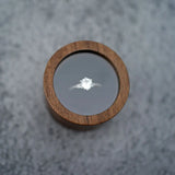 Wood Jewelry Box Gift Packaging Engagement Ring Holder