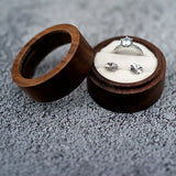 Wood Jewelry Box Gift Packaging Engagement Ring Holder