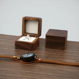 Wood Jewelry Case Organizer Mini Pendant Holder