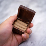 Wood Jewelry Storage Box Organizer for Girl Ring Earrings Display Gift