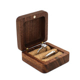 Wood Jewelry Storage Box Organizer for Girl Ring Earrings Display Gift