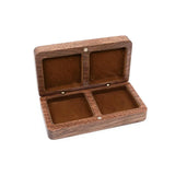 Wood Jewelry Box Wedding Ring Box Earring Rings Box Jewelry Organizer