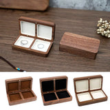Wood Jewelry Box Wedding Ring Box Earring Rings Box Jewelry Organizer