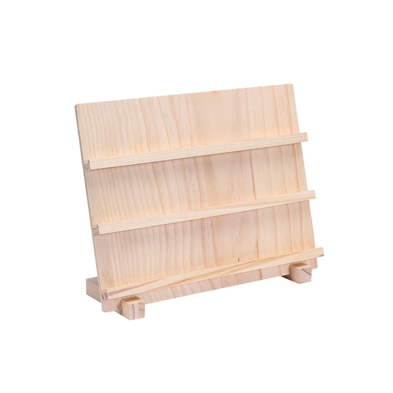 Wood Multi-Layer Jewelry Display Stand Earrings Bracelet Rack