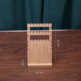 Wood Necklace Earrings Display Stand Organizer Necklace Holder