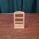 Wood Necklace Earrings Organizer Holder Showcase