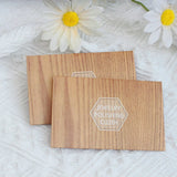 Wood Packaging Shell Silver Polishing Cloth Logo