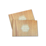 Wood Packaging Shell Silver Polishing Cloth Logo