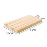 Wood Ring Display Case Jewelry Holder Storage Organizer for Counter