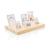 Wood Ring Display Case Jewelry Holder Storage Organizer for Counter