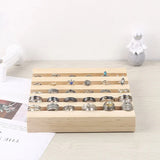 Wood Ring Jewelry Organizer Cases Earring Wooden Jewelry Storage Boxes