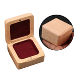 Wood Ring Organizer Case for Proposal Ceremony