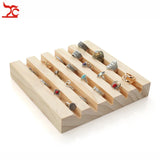 Wood Ring Storage Display Tray Jewelry Organizer Holder