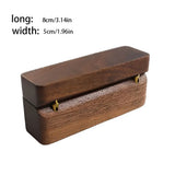 Wood Rings Small Storage Box Personalized Holder Wedding Proposal