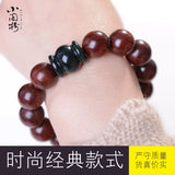 Wood Sandalwood Prayer Beads Bracelet Men Jewelry African Buddha Wood Bead