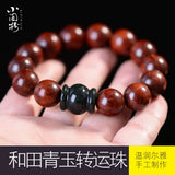 Wood Sandalwood Prayer Beads Bracelet Men Jewelry African Buddha Wood Bead