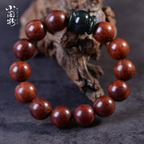 Wood Sandalwood Prayer Beads Bracelet Men Jewelry African Buddha Wood Bead