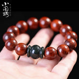 Wood Sandalwood Prayer Beads Bracelet Men Jewelry African Buddha Wood Bead