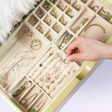 Wood Smooth Pendant Display Box for Women