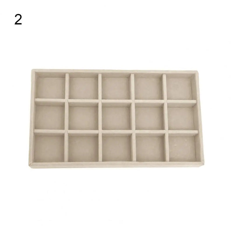 Wood Smooth Pendant Display Box for Women
