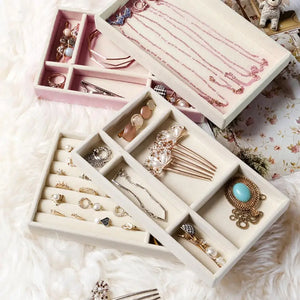 Wood Smooth Pendant Display Box for Women
